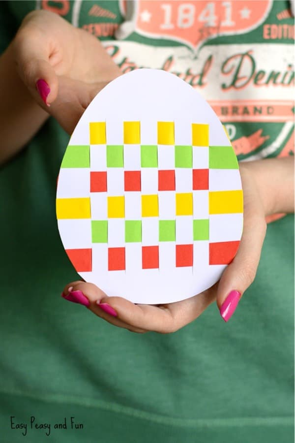 paper easter egg craft