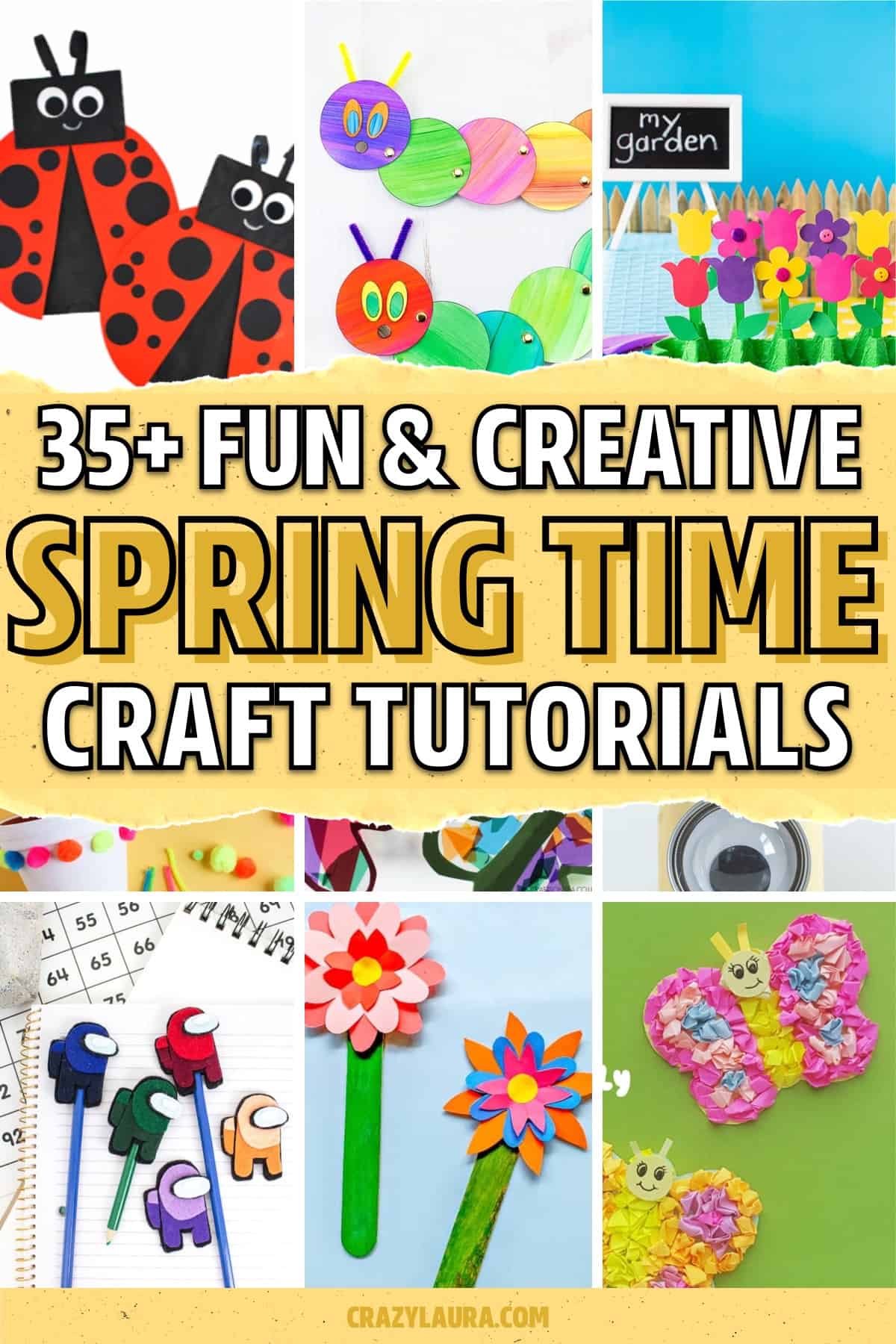 spring crafts to create outside