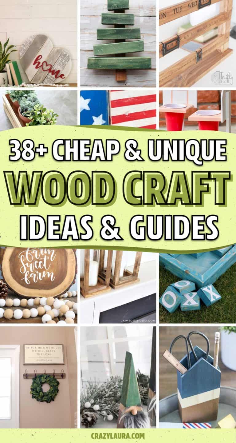 38+ Best DIY Wood Craft Ideas & Tutorials For