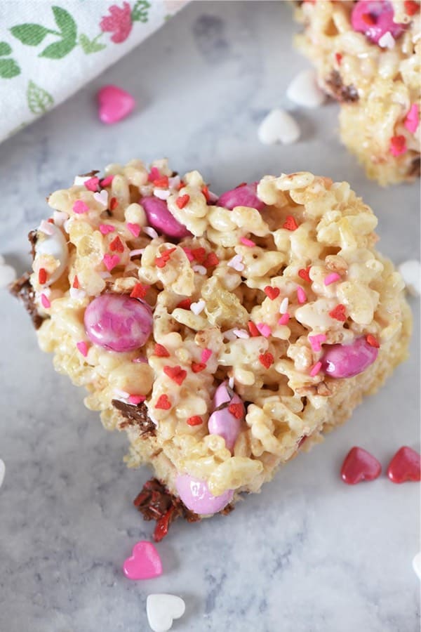 heart shaped rice krispies 