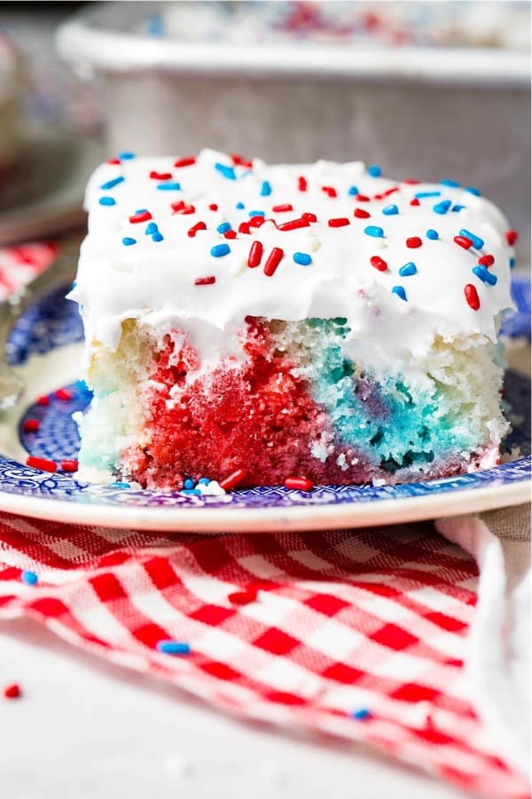 easy july 4th poke cake dessert recipe