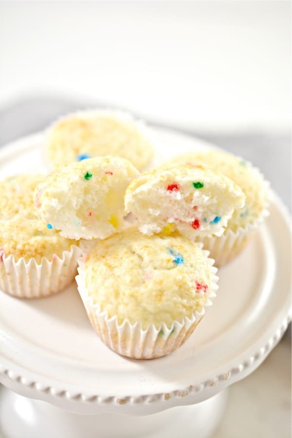simple to make muffins with funfetti cake mix
