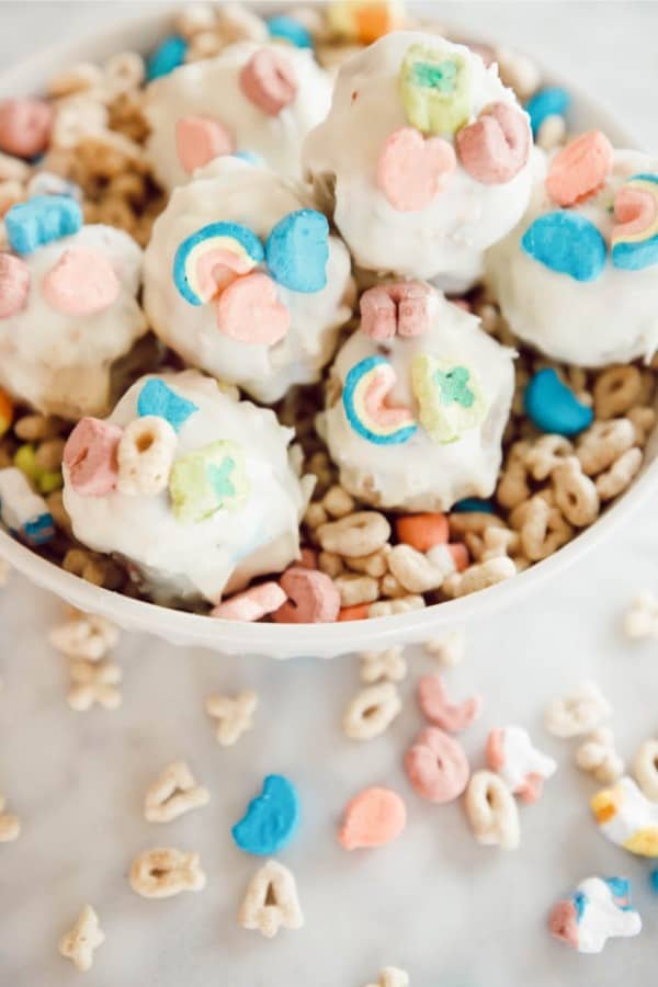 dessert bit recipe with lucky charms