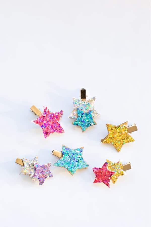 fun project for kids with glitter