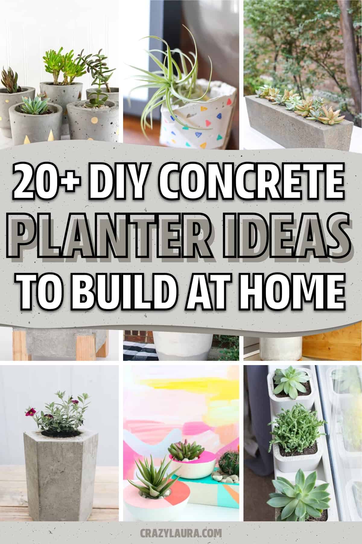 concrete planter ideas to build