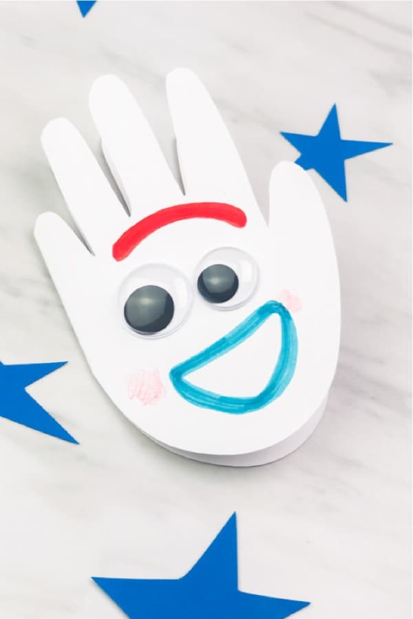 cute handprint craft for back to school