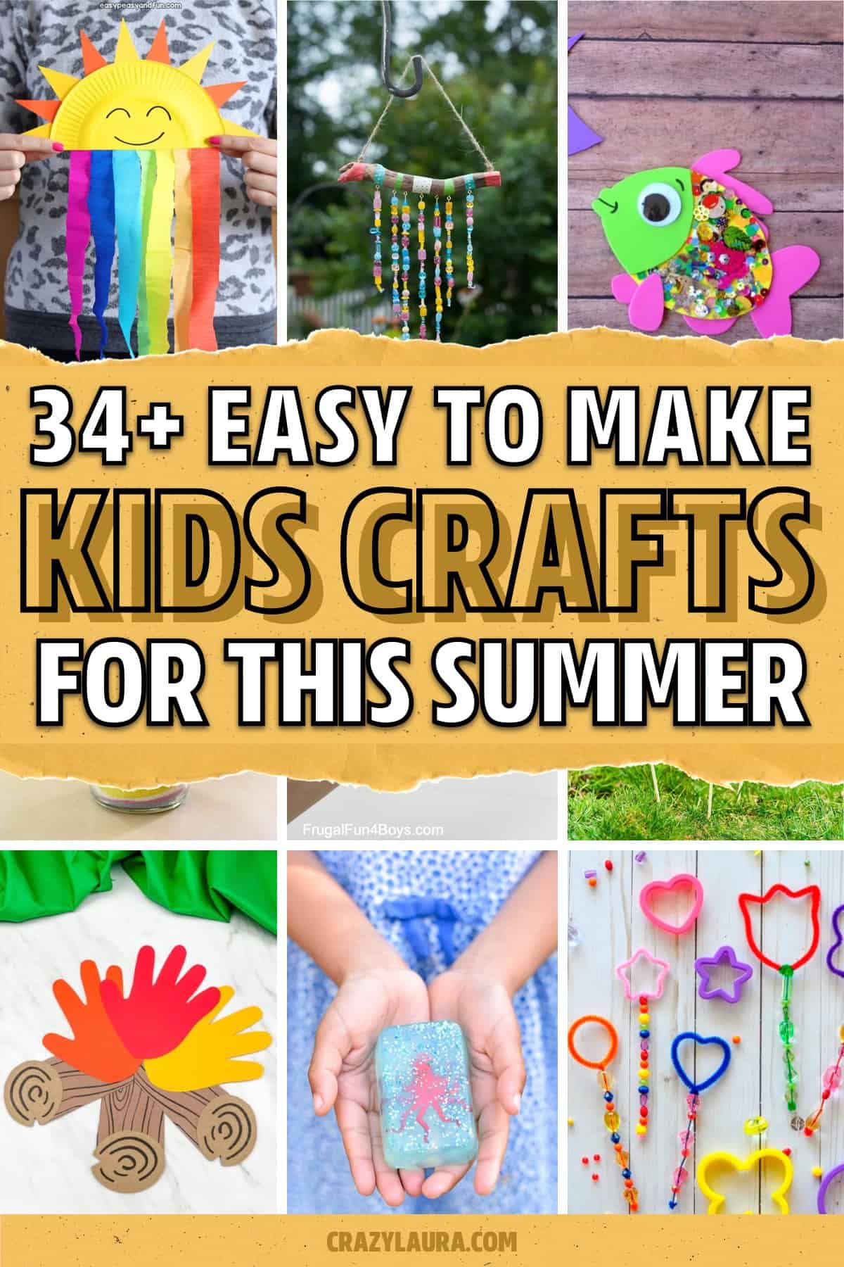 kid crafts to make during summer