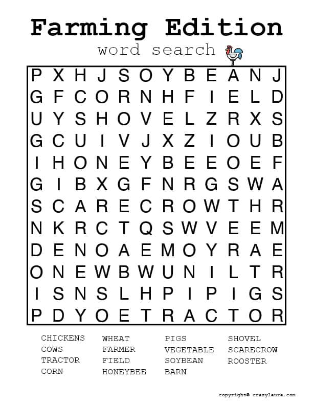 word search with different variations