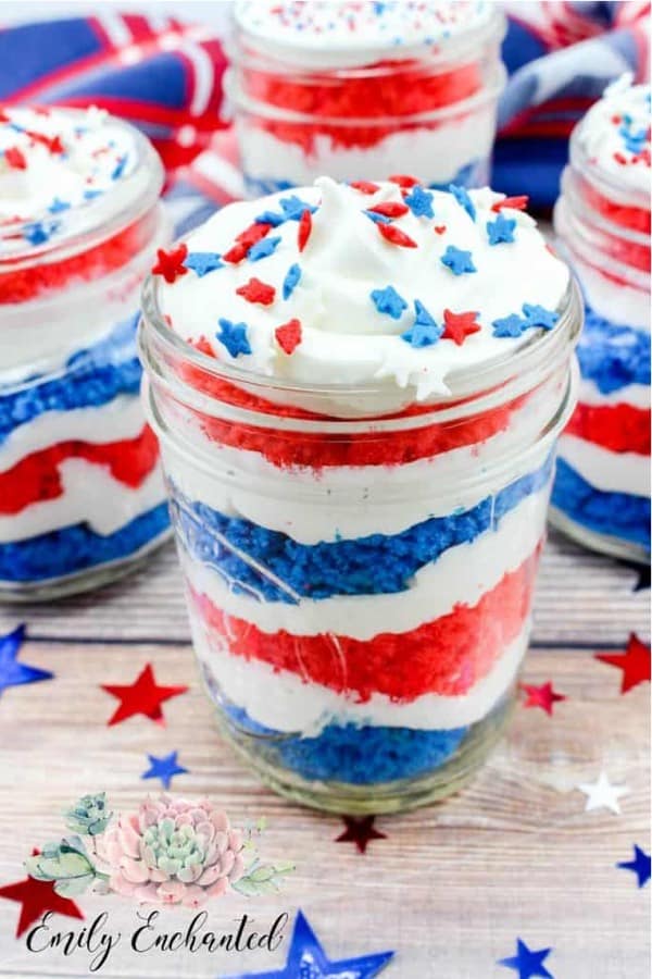 mason jar dessert recipe for july 4th