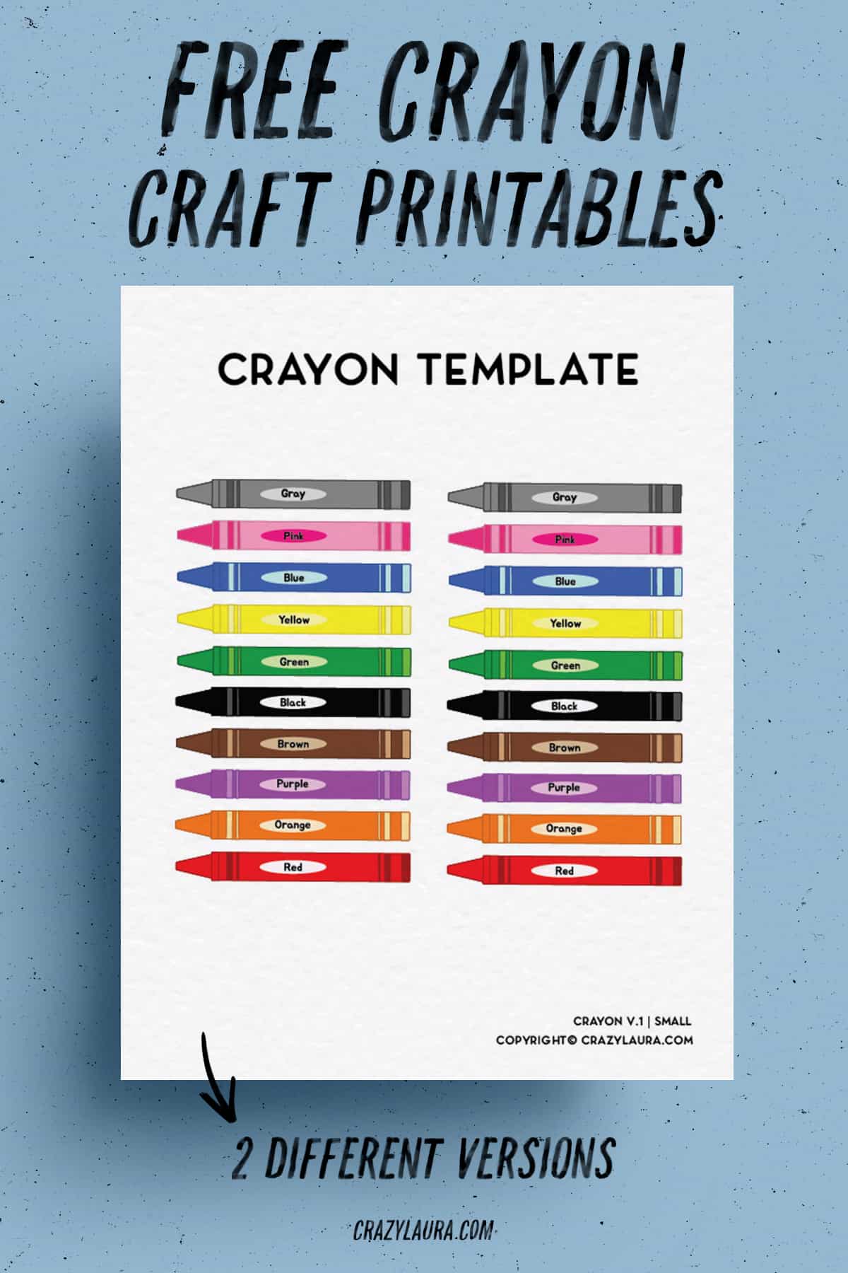 easy to download craft templates