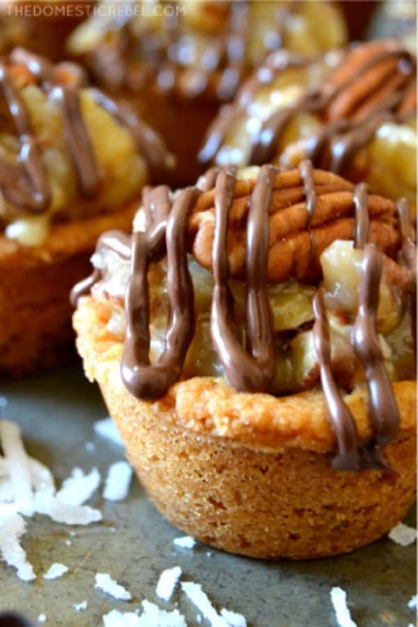 cookie cup recipes with german chocolate