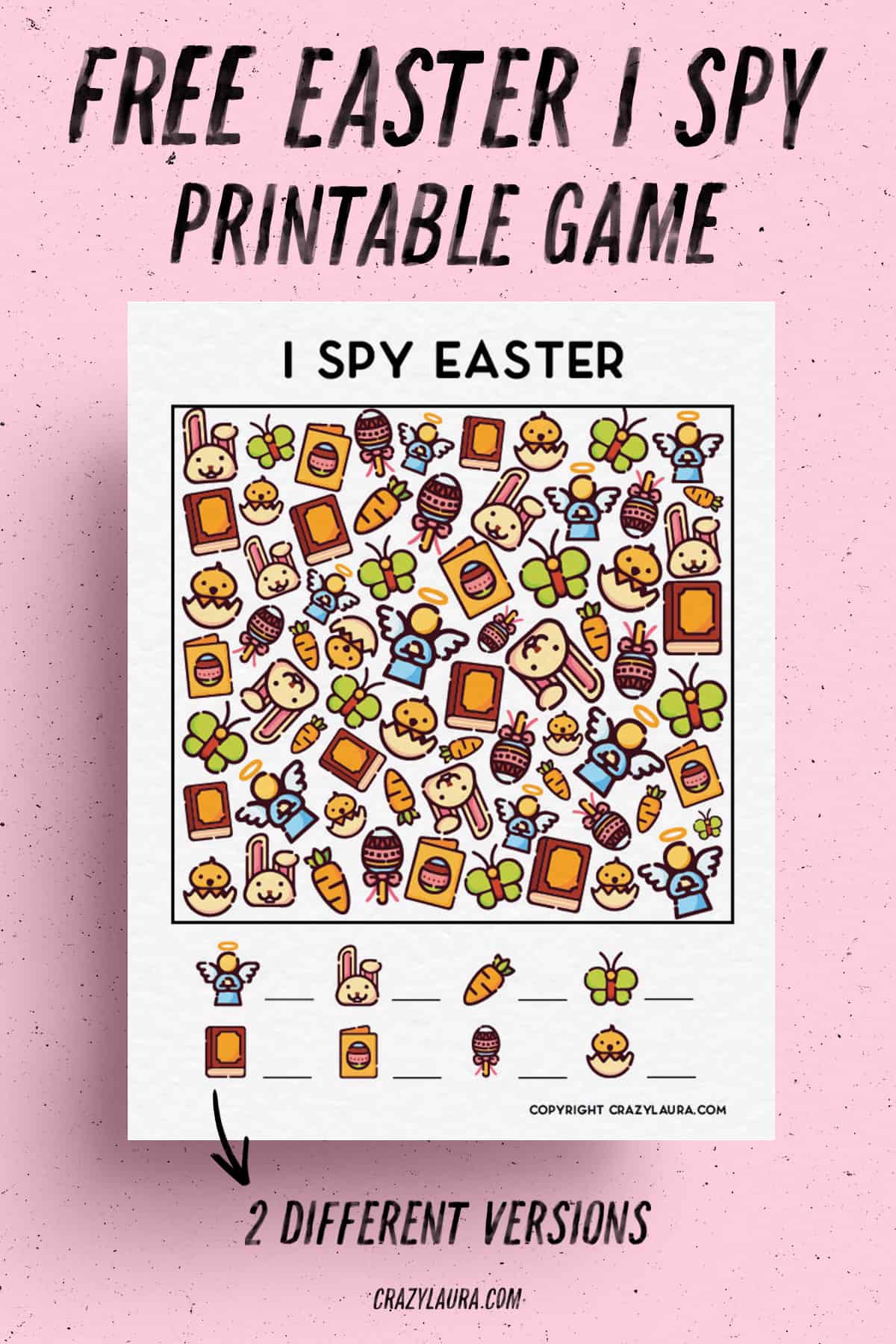 easy easter game sheets