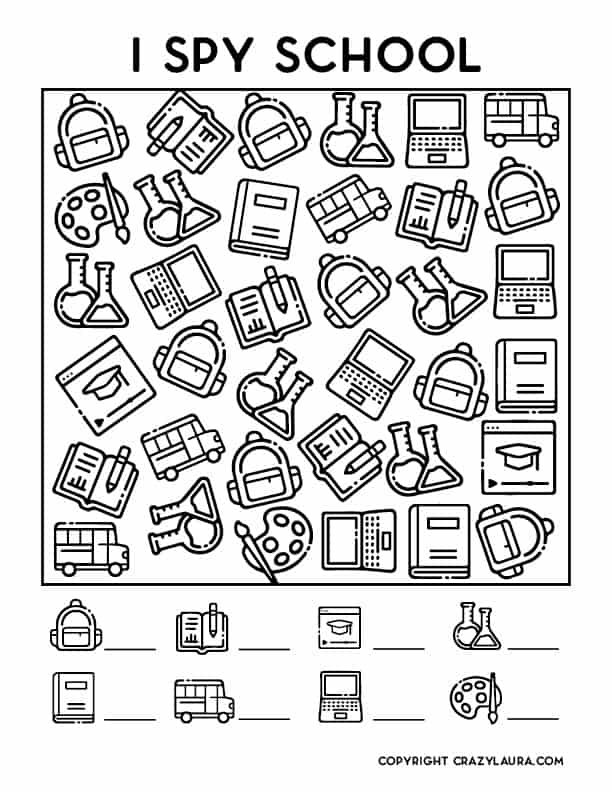 printable school game sheets