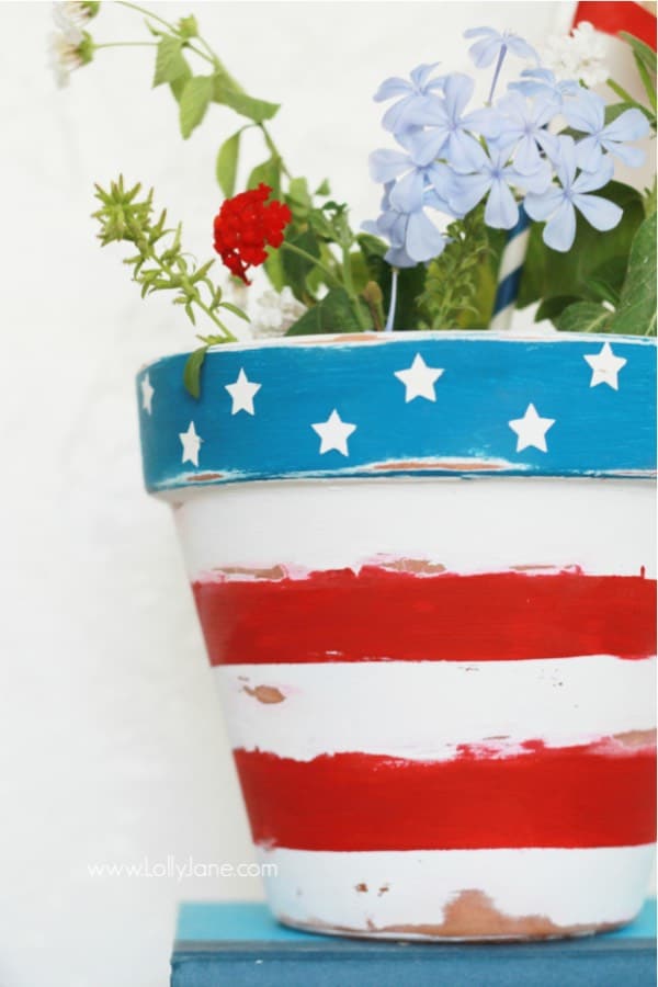 american flag craft painting project for kids