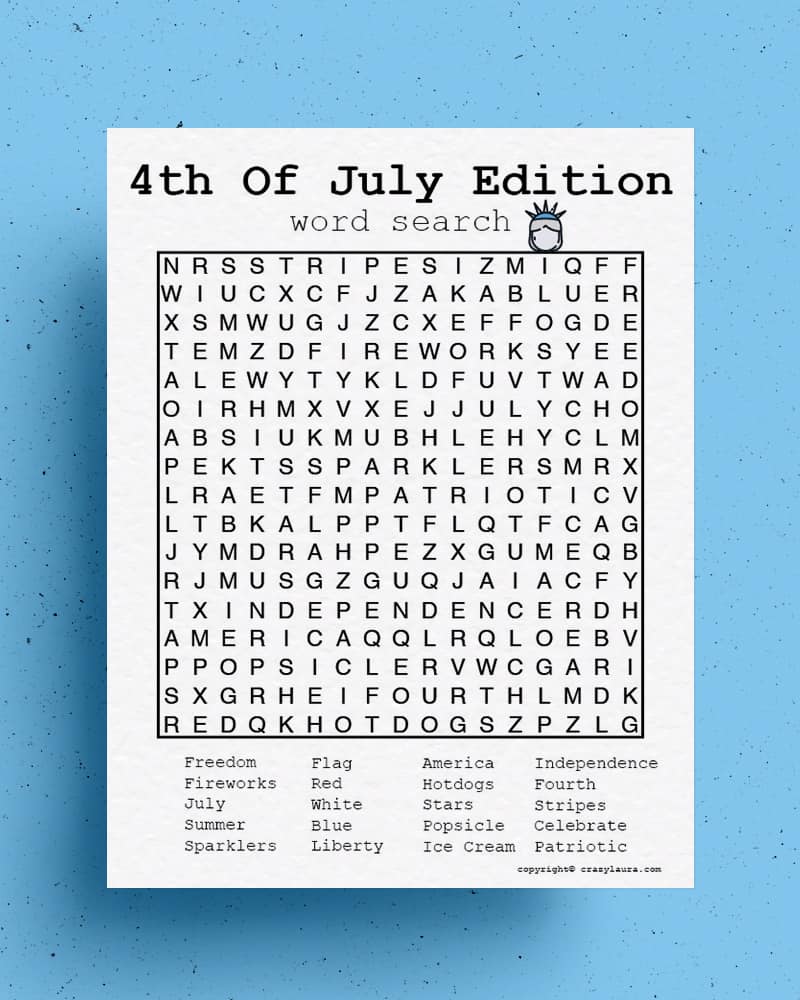free 4th of july printable game pdf