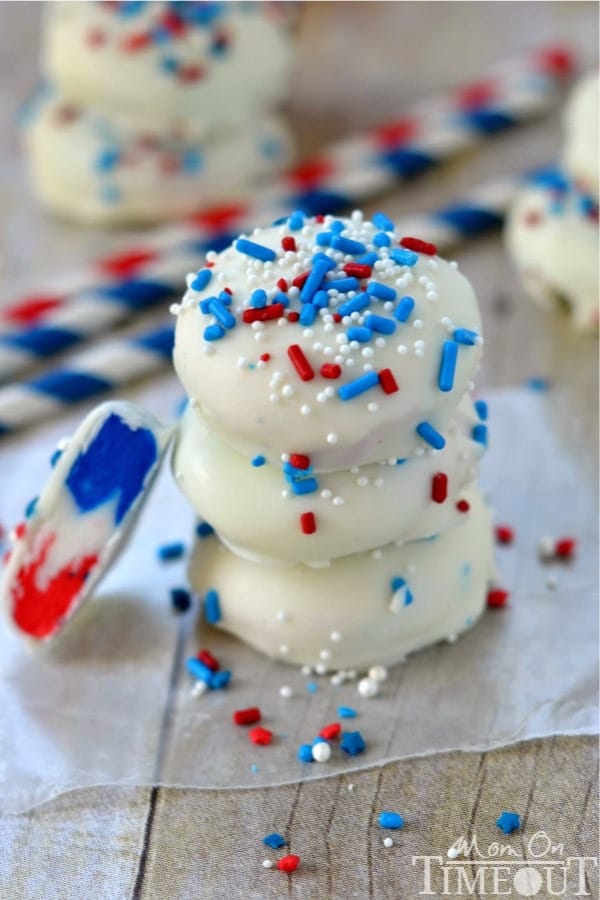 american flag colored easy dessert recipe