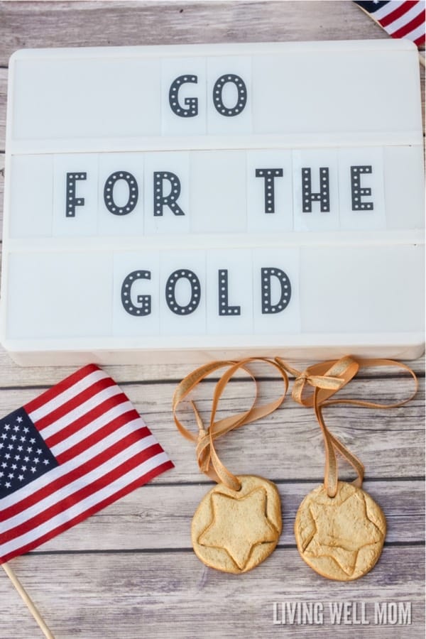 july fourth craft project with salt dough