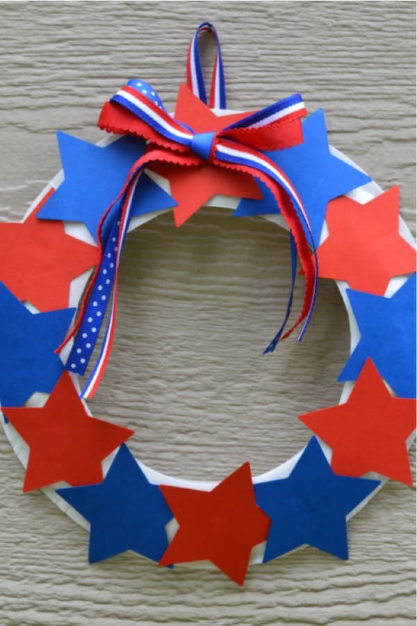 4th of july construction paper craft project