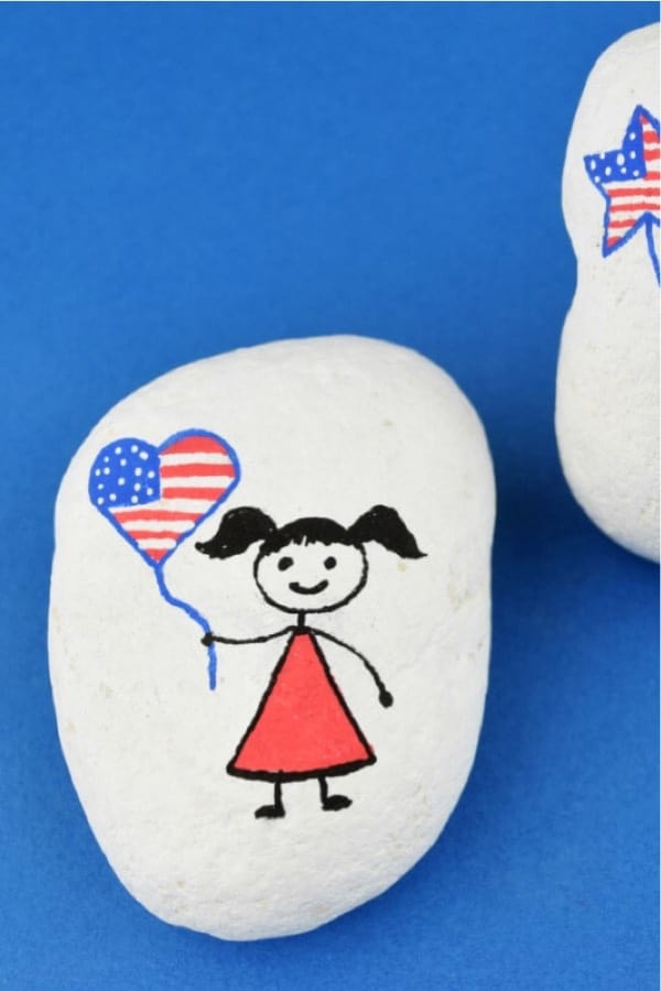 painted rocks for july 4th