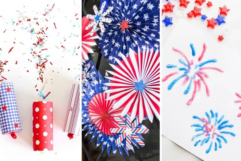 33+ Best Red, White & Blue 4th of July Crafts For Kids