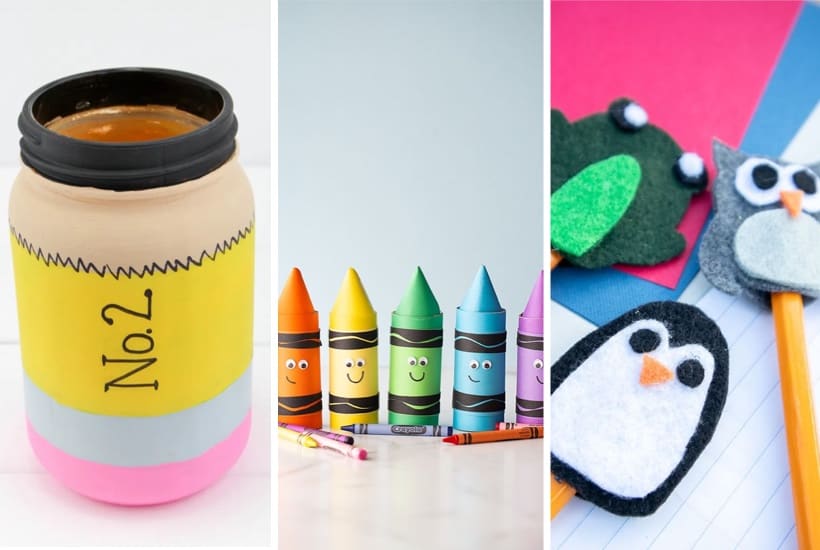 34+ Cheap & Creative Back To School Crafts For Kids