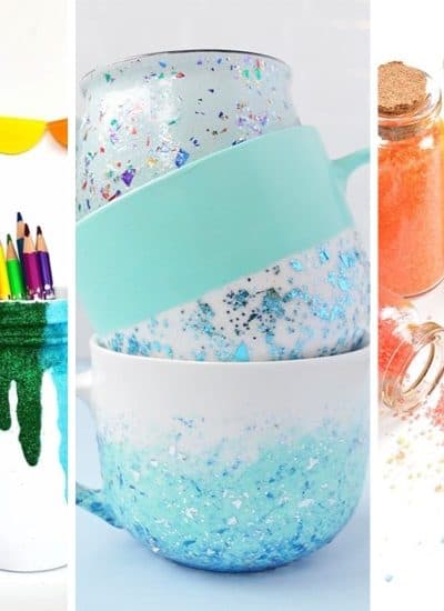 craft ideas that use glitter