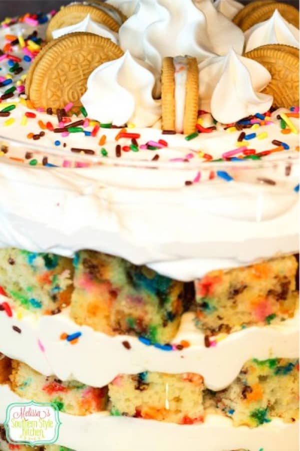 birthday cake recipe for dessert trifle