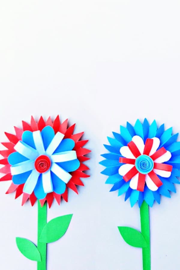 creative paper flowers to make on july 4th