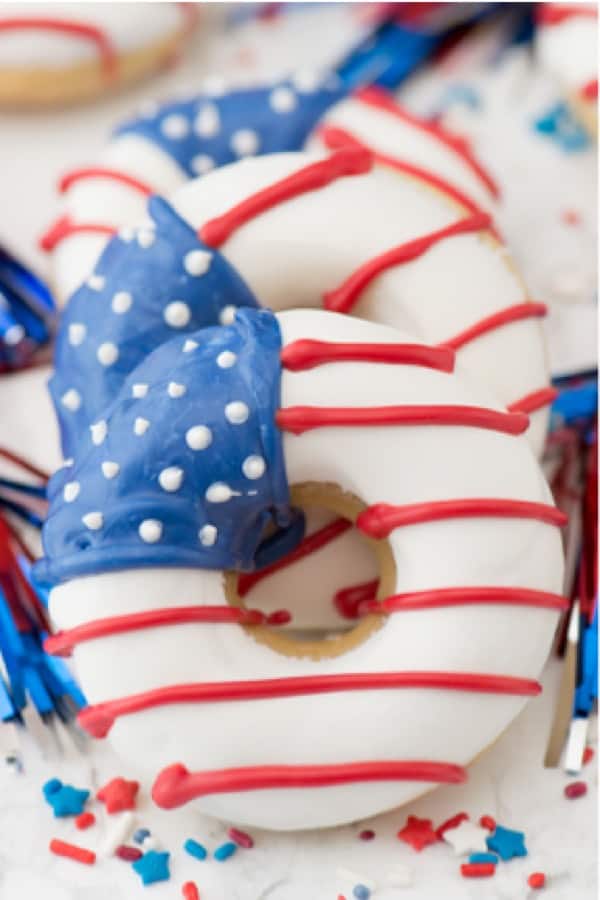 homemade american flag donut recipe example