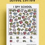 school themed i spy printable