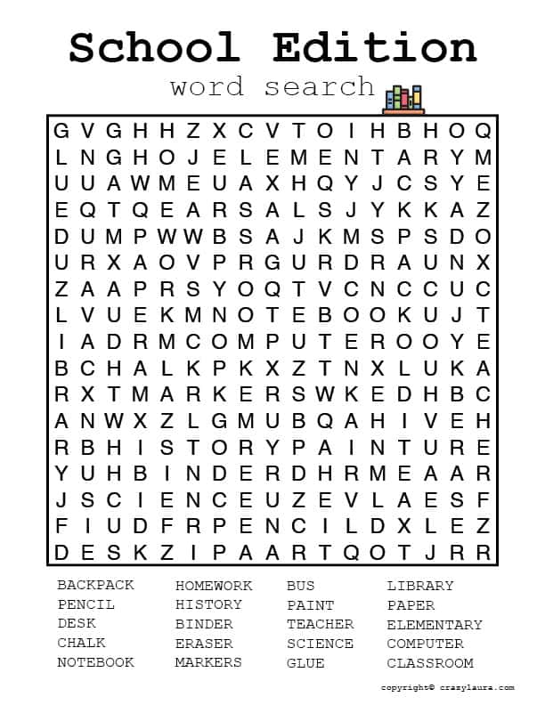 fun and free word search for kids