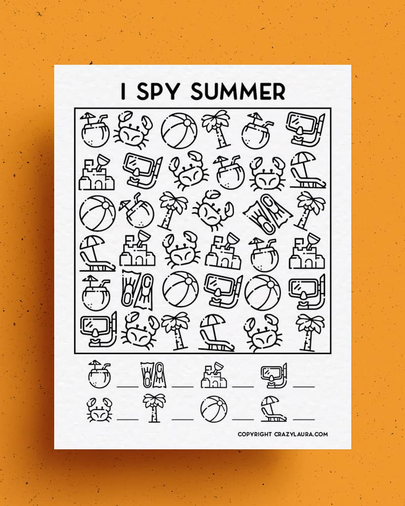 free printable i spy templates