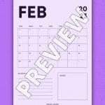 Free Vertical Calendar Printable For 2023 – UPDATED