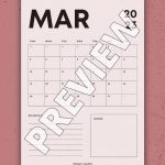 Free Vertical Calendar Printable For 2023 – UPDATED