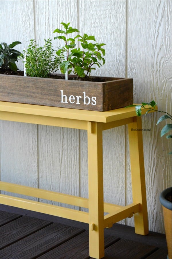 how to make herb garden makers