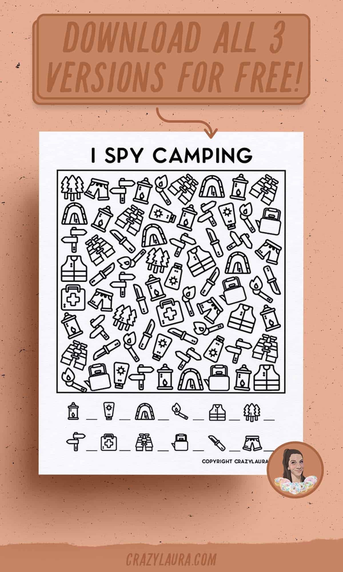free i spy template games
