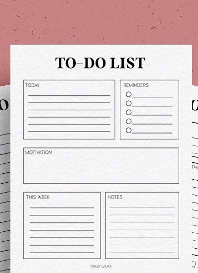best blank to do list templates