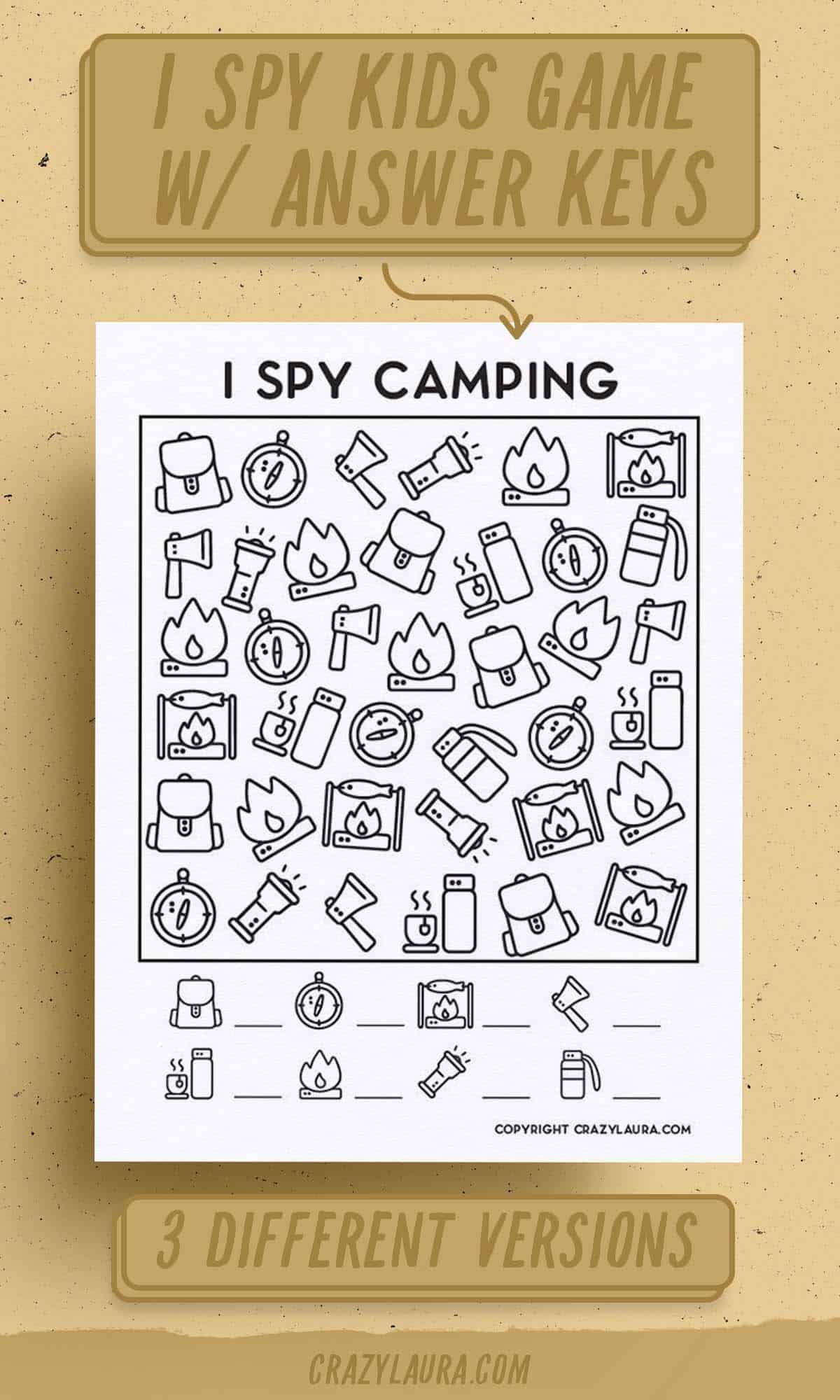 free kids activity with camping