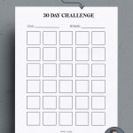 30 day challenge tracker
