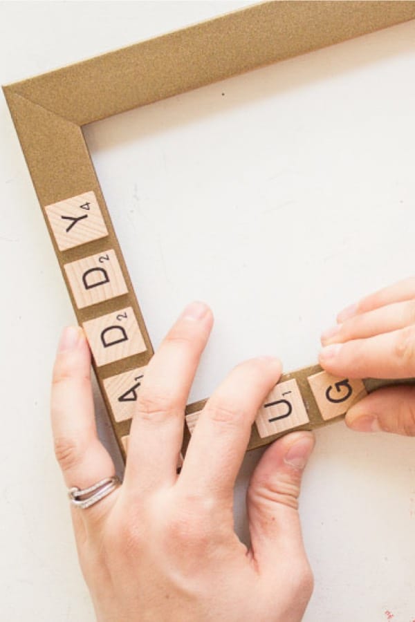 how to make picture frame for diy dad gift