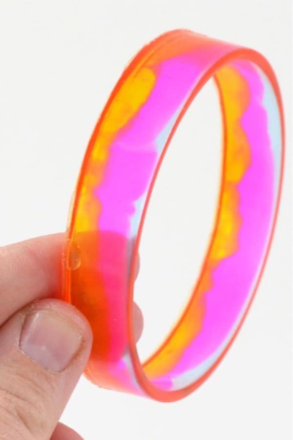 homemade bangles made out of resin
