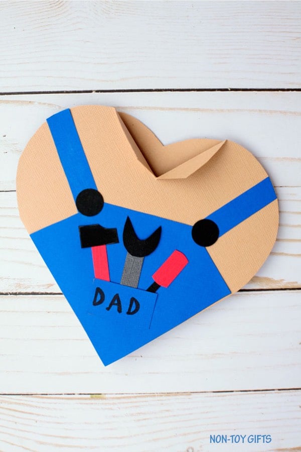diy paper card tutorial for fathers day