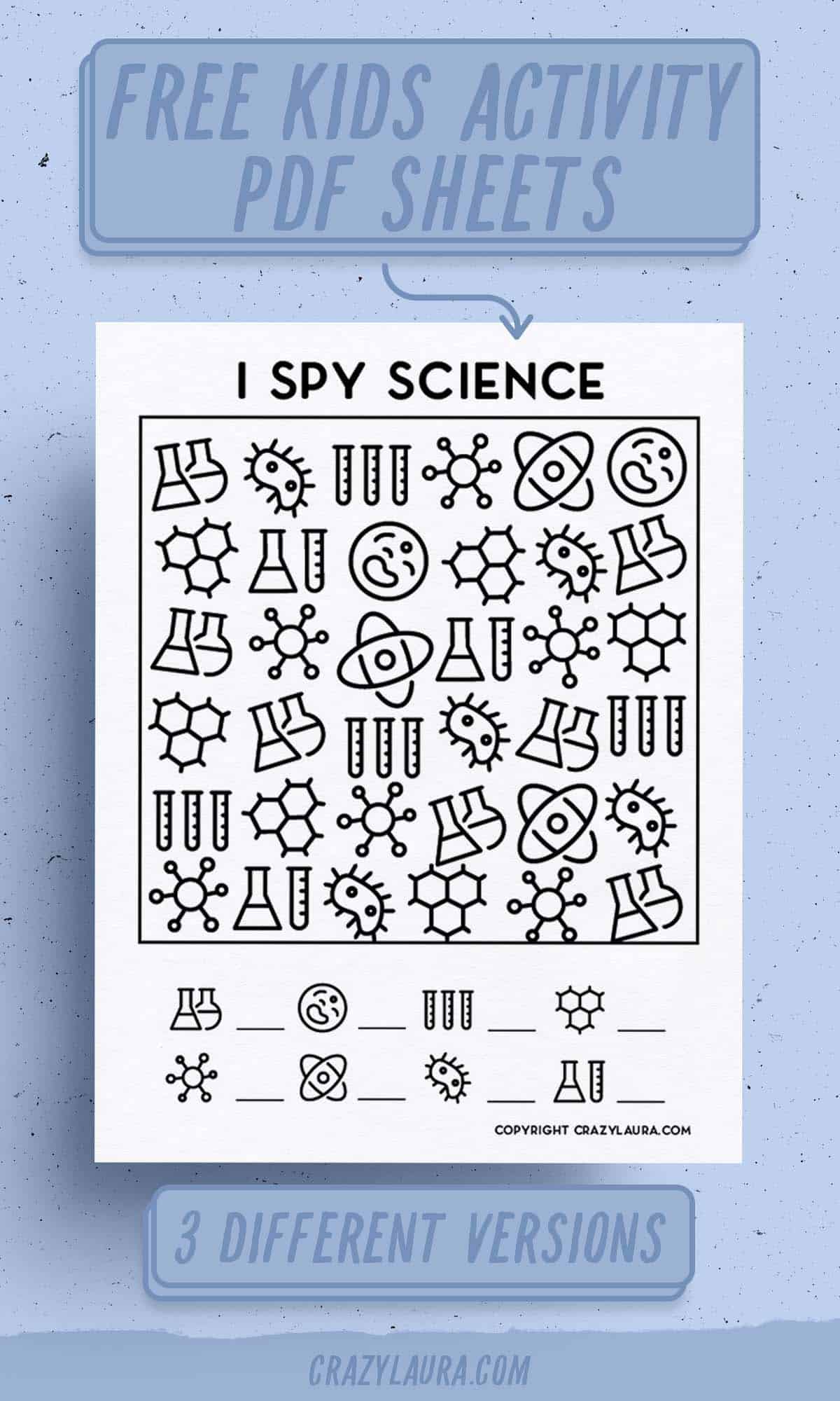 science i spy kid games