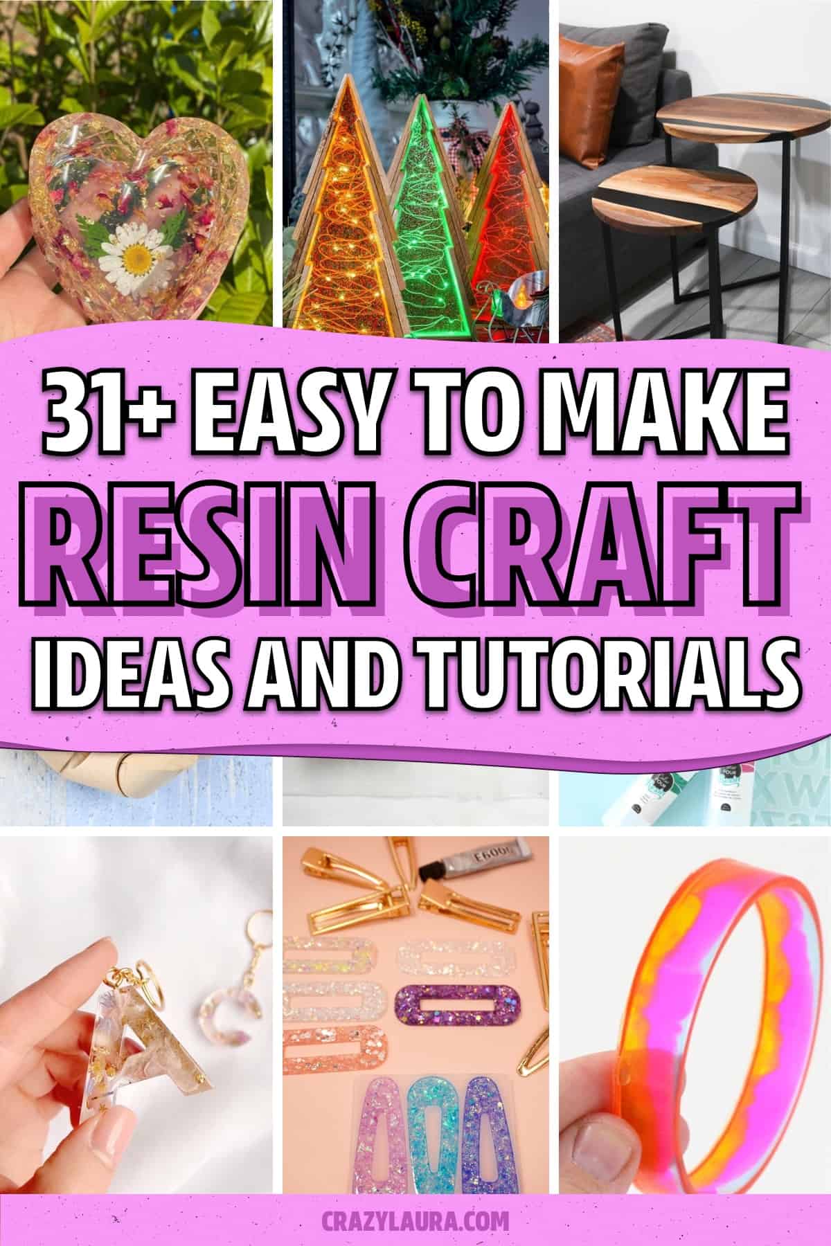 resin craft ideas and tutorials