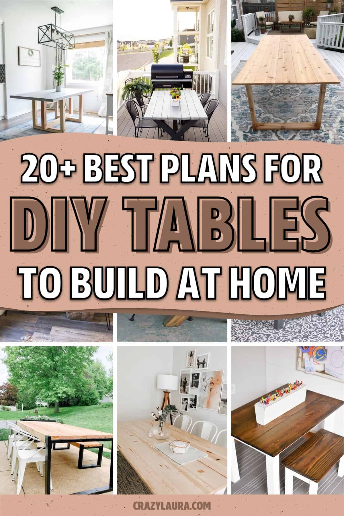 how to build your own DIY table at home