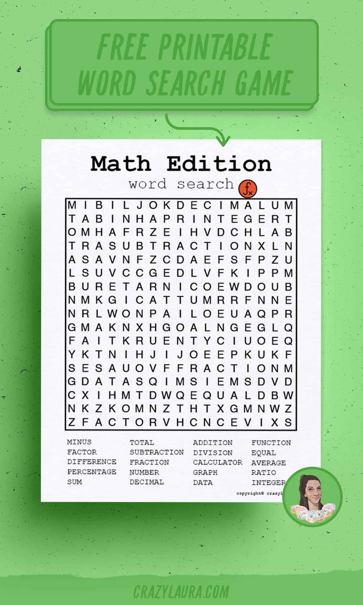 free word search pdfs for young kids