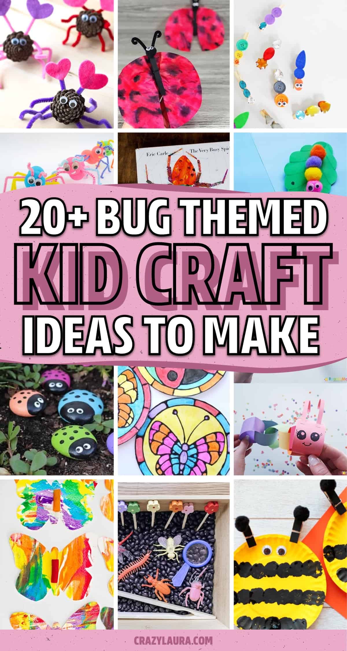 craft ideas making bugs