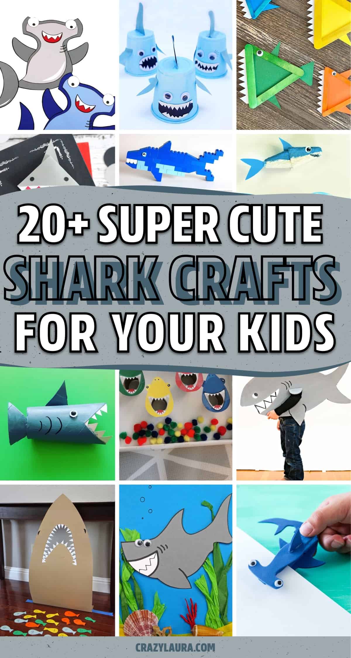 creative shark themed crafts