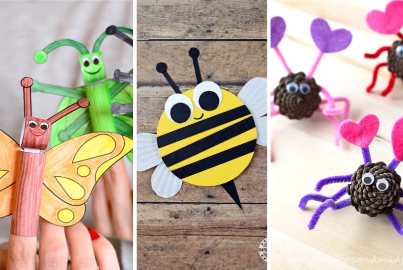 20+ Adorable Bug Crafts For Kids & Project Ideas