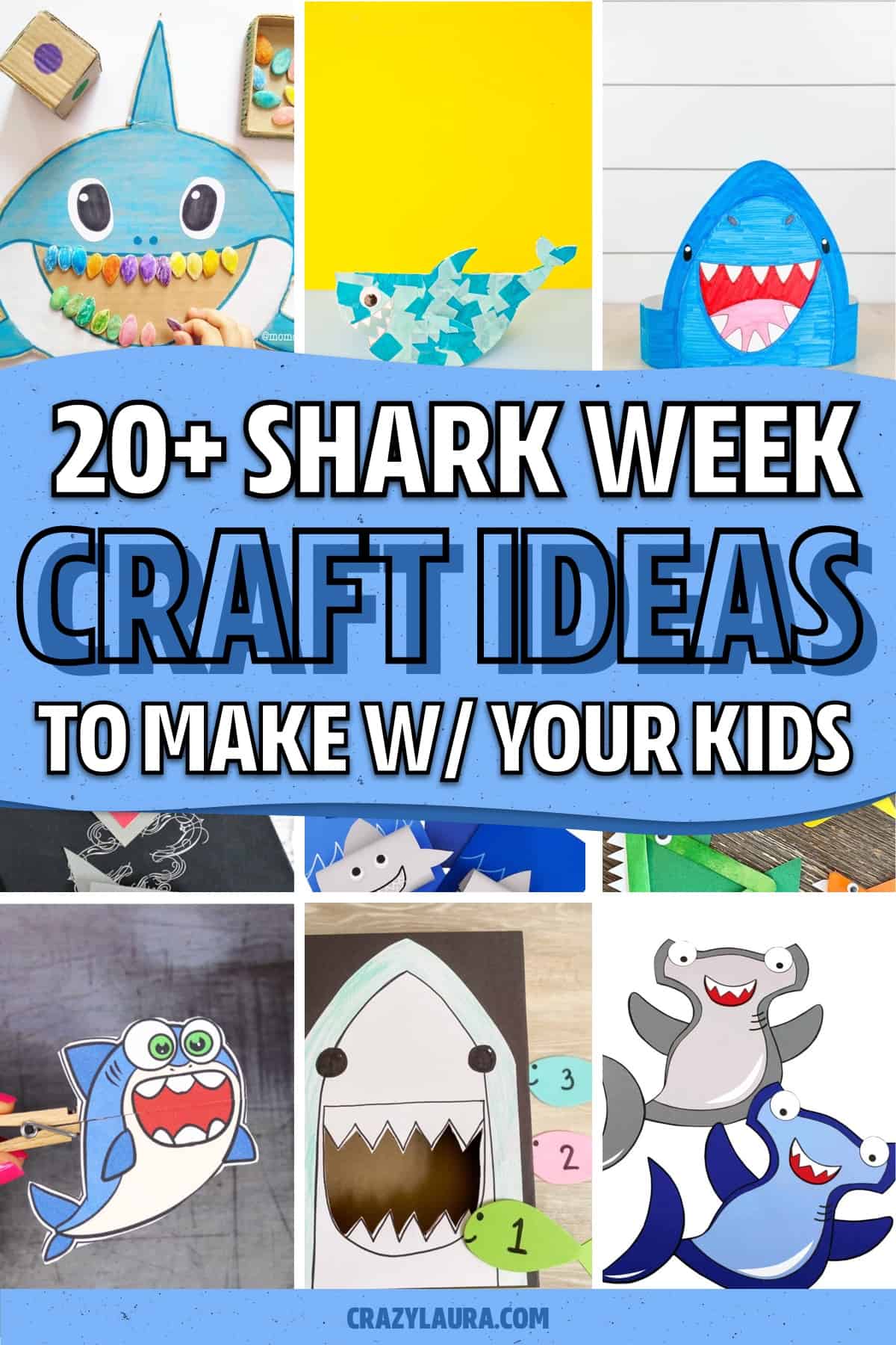 super cute diy shark crafts